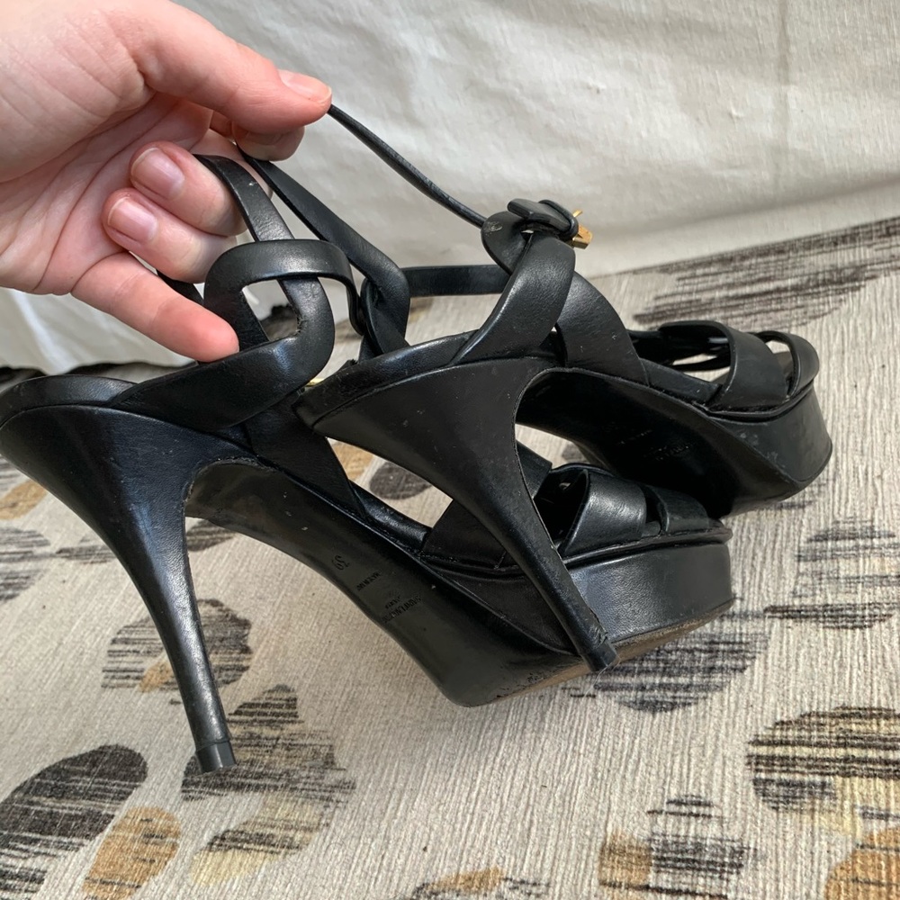 Saint Laurent Paris tribute 75mm heels black 39 - Picture 7 of 11